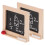 2St Mini Blackboard Ornament Voor Landschapsdecoratie 2