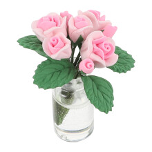 Miniatura De Flor De Bonsai Pote Para Decoração De Casa