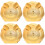 4Pcs Poupança Forma de Coelho Moedas Presente 5
