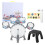 Kinder Schlagzeug Set Cartoon Drums Kit 1