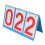 Tragbare 3-stellige Flip-Anzeigetafel, 9