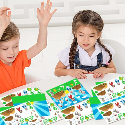 Easter Jesus Scene Activity, Christian Easter Craft Set, Easter Stickers 2