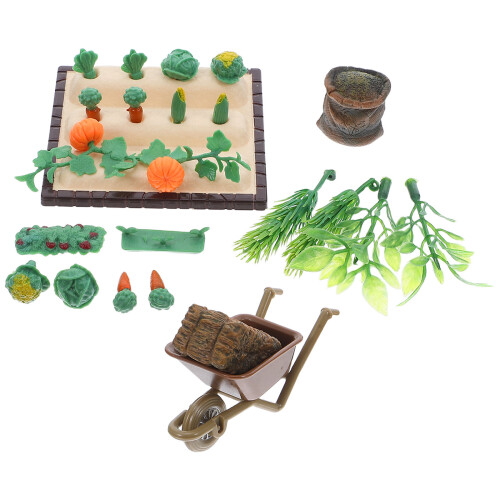 Conjunto Mini Kit Fazenda - Carroça Para Bonecas