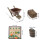 Conjunto Mini Kit Fazenda - Carroça Para Bonecas 2