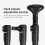 Kayak Paddle 3/4 Sections Double Blade Aluminium Alloy Black 4Pcs Set Ref: 4140 4