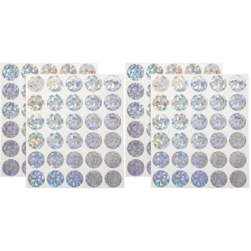 Adesivos Scratch Off Redondos Brilhantes Para Artesanato 1