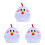 3Pcs Chapéu De Pelúcia De Para Festa, Halloween E Páscoa 8