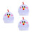3Pcs Chapéu De Pelúcia De Para Festa, Halloween E Páscoa 7