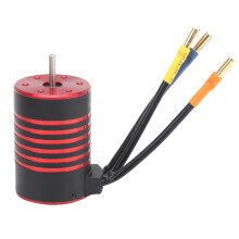Motore brushless in lega di alluminio per auto RC, motore con bobina in rame ad alta purezza con molteplici sistemi di protezione, motore a bassa