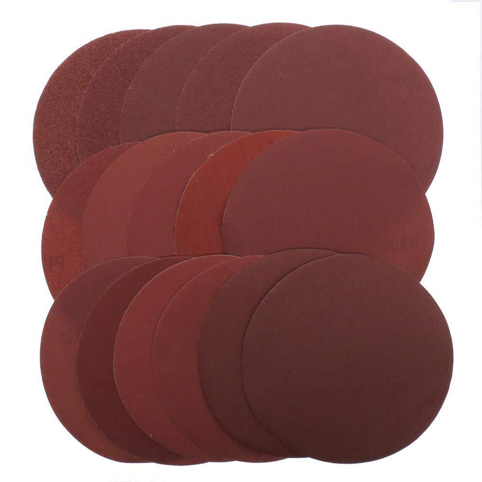 Sand Sheets Grinding Polishing Pads, 20Pcs 6 Inch 150Mm Aluminium Oxid Sandpaper 9119770109408