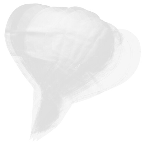 30 Pcs Clear Heart Shaped Bouquet Packing Balloons 2