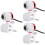 3Pcs Rotatable Webcam With Adjustable Focal Length And Mic 6