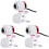 3Pcs Rotatable Webcam With Adjustable Focal Length And Mic 2