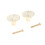 Brushed Cabinet Knobs, 2 Pcs Round Cabinet Knobs, Single Hole Cupboard Door Handles, Small Pull Door with Screws for Drawer, Wardrobe, Decoration 6