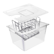 Sous Vide Cooking Tool 11L Container with Stainless Steel Frame Removable Dividers Separator Ref: 4621