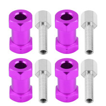 Coole design wieldoppen, eenvoudig te installeren ventieldopjes, RC naafadapter, verlengstuk, aluminium wiel, zeskantnaaf, offsetverlengstuk,