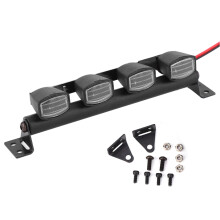 Metalen dak LED-lichtbalk voor RC crawler accessoires. Superheldere LED's, duurzaam ontwerp, verstelbare montagemogelijkheden, hoge lichtopbrengst,