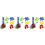 3 Sets Children Domino Toys Electric Train Practical Play Set 5