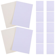 80Pcs White Pre-Cut Picture Frame Mats for DIY Photo Display and Craft
