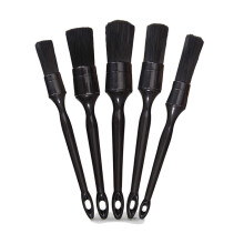 5Pieces Ergonomic Grip Detail Brushes Vehicle Care Essential