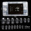 DIY Nail Kit With Nail Double Form ABS Crystal Forms-39model 7