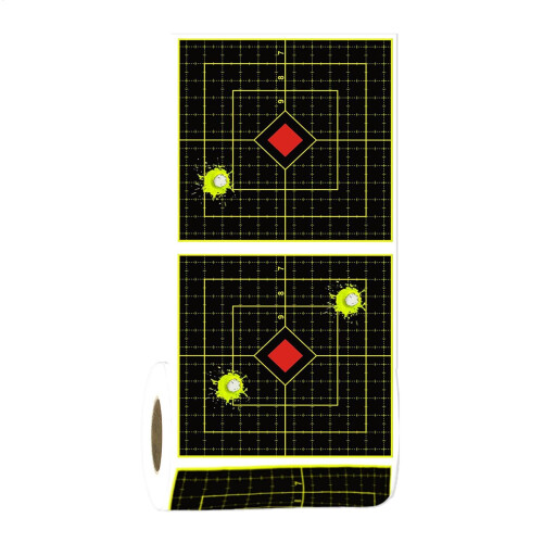 Splatter Targets 6 inch, 100 Sheets Fluorescent yellow target stickers Ref: 3010