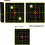 Splatter Targets 6 inch, 100 Sheets Fluorescent yellow target stickers Ref: 3010 4