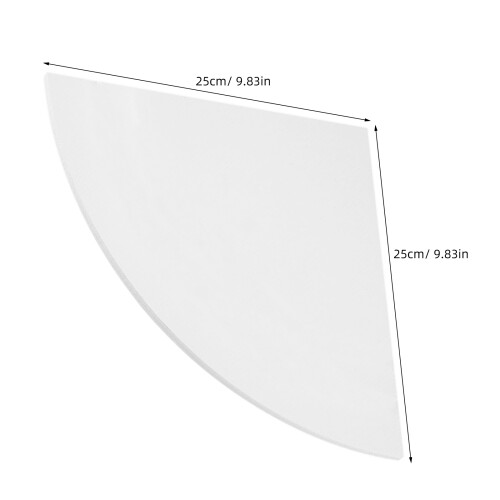 prateleiras leque para canto de parede 25 cm 2