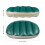 2 Unidades Almofada Assento Para Cadeira PVC Verde 2