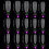 240Pcs Professional False Nail with-582 short ellipse 3