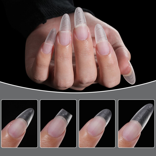 240Pcs Professional False Nail with-582 short ellipse 1