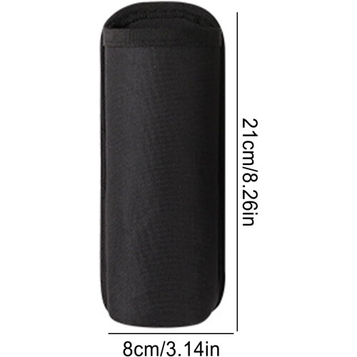 Car Fire Extinguisher Holder with Backseat Organizer, Quick Access Emergency Storage Bag, Black 2