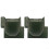 Efficient vertical box set, 2piece, for beautifying small garden spaces with soilless options (green) Ref: 8586 1