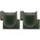 Efficient vertical box set, 2piece, for beautifying small garden spaces with soilless options (green) Ref: 8586 2