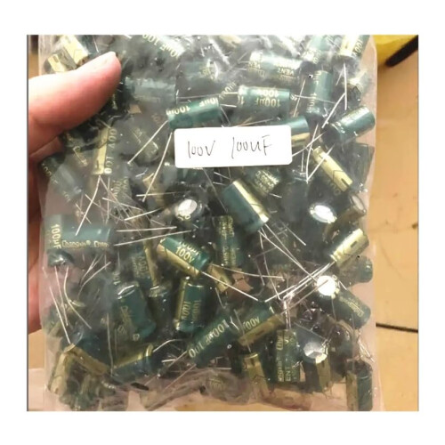 10PCS 100V100UF high frequency low resistance direct electrolytic capacitor Ref: 1313 1