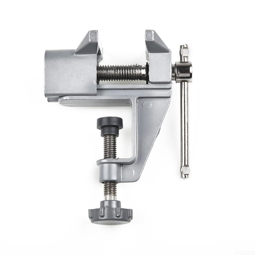 Heavily Constructed Mini Table Vise Work Clamp Designed Specifically For Craftsmen Needing Reliable Support On Small Tasks 9119770114242