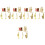 25 Pcs Mini Musical Instruments And Mini House Decors 5