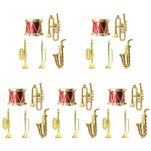 25 Pcs Mini Musical Instruments And Mini House Decors 2