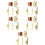 25 Pcs Mini Musical Instruments And Mini House Decors 8