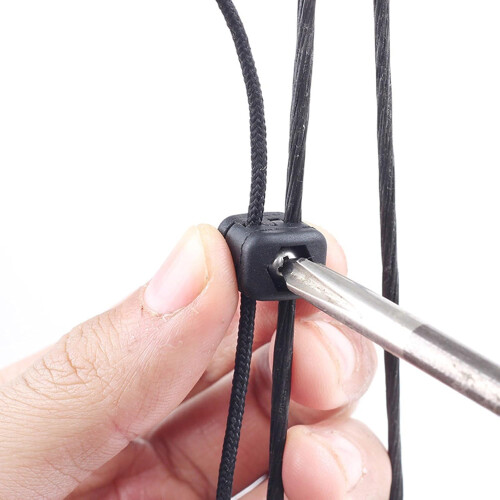 5pcs Compound Bows drop rest clamp buckle plastic cable cable holder bowstring adjustment knob easy to use 1