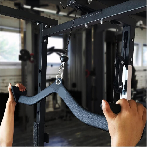 Lat Pull Bar Home Gym Fitness LAT Pull Down Handle for Training Biceps, Triceps, Back Muscles 2