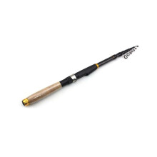Fishing rod and reel combo carbon telescopic travel fishing rod (1.8m) Ref: 3566