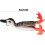 Duck Bait with Soft Body, Floating Duck Swimming Bait with Double Propeller Ref: 7253 4