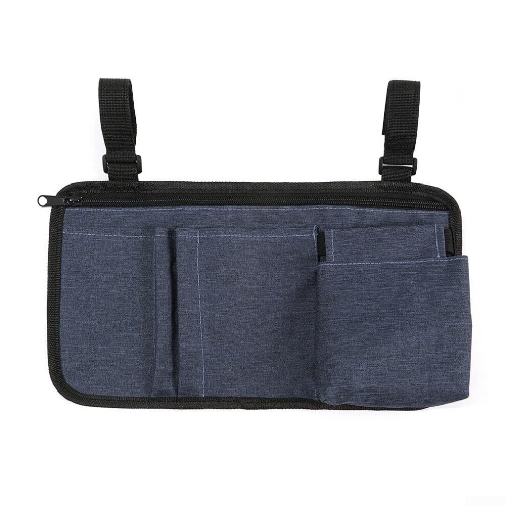Wheelchair Side Bag Armrest Storage Pouch For Most Wheelchairs Walkers Rollators