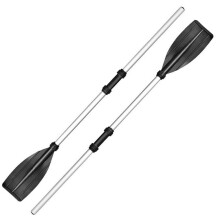 1 Pair of Kayak Paddle Boots Rudder Paddles Adjustable Aluminium Alloy Boat Paddle