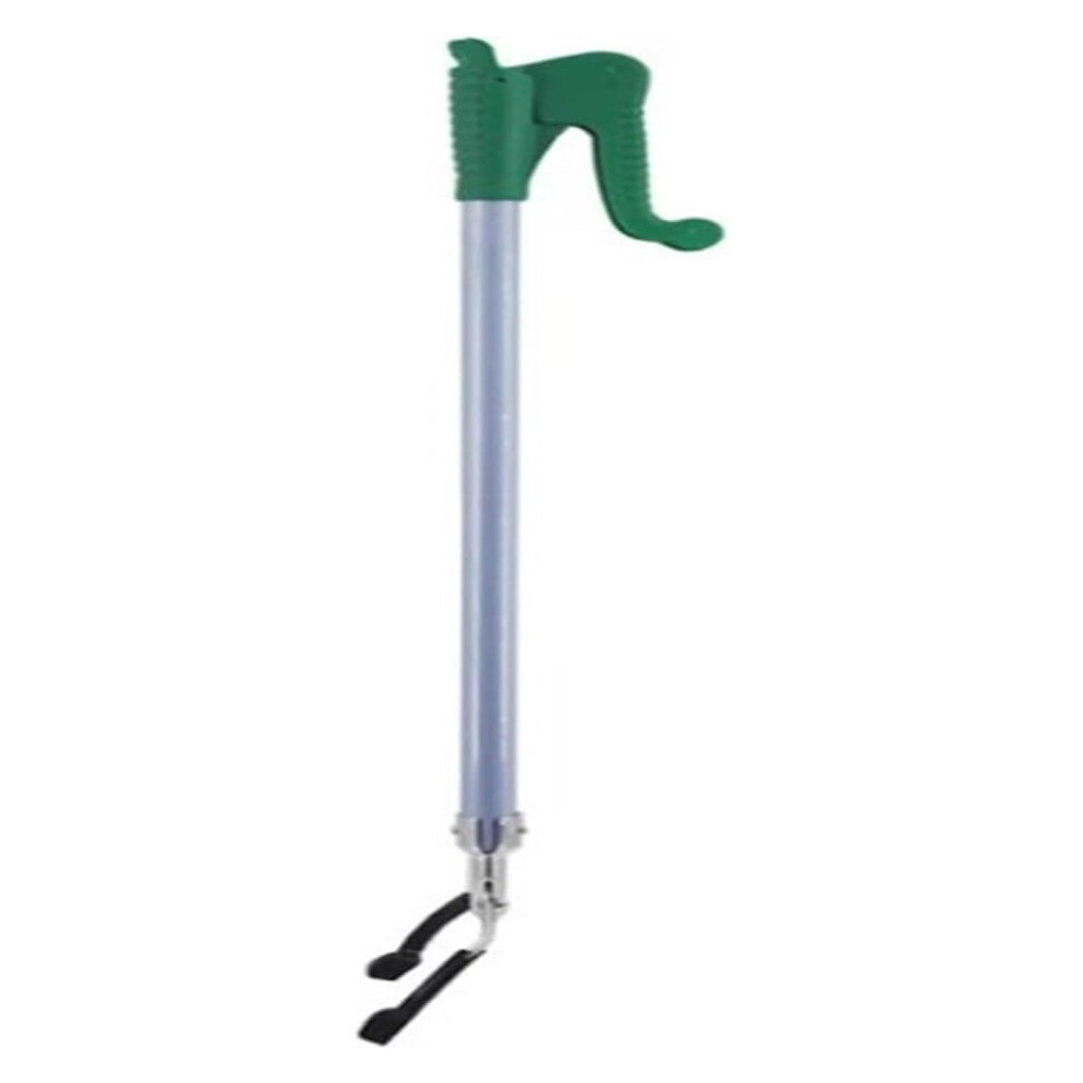 Green Litter Pickers Reacher Grabber Tool 2Piece 70Cm Garden Reaching Aid Picking Tool