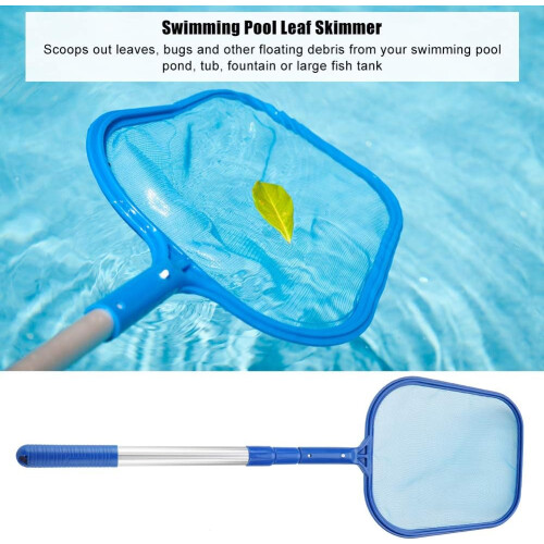 Skimmer per piscina, facile da usare e versatile, testina a rete per skimmer per piscina resistente, 3 pezzi 1