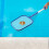 Skimmer per piscina, facile da usare e versatile, testina a rete per skimmer per piscina resistente, 3 pezzi 3