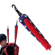 Baseball Bat Grip Cover with Zip, Hooks for Ice Hockey Sticks, Training, Outdoor