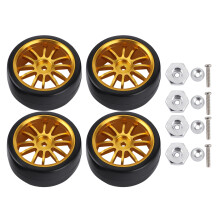 Drift Tyres for RC Drift Car, High Quality Plastic Replacement Tires with 12mm Hub Wheel Rims, Tuning Parts for On Road Drifting Performance Enhanceme